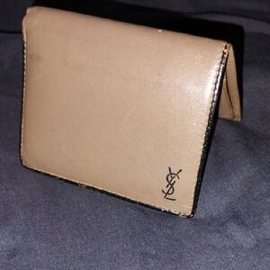 Yves Saint Laurent Tan Leather Men's Wallet